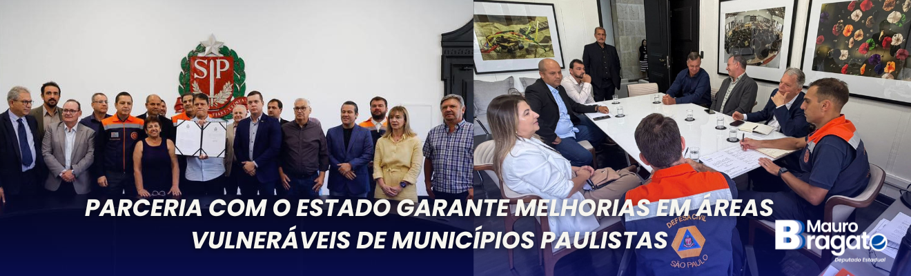 Parceria com o Estado garante melhorias em áreas vulneráveis de municípios paulistas