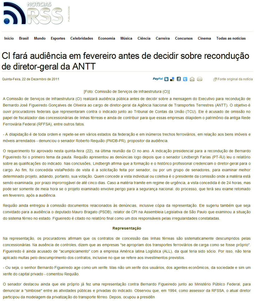noticias rss - 22 12 11