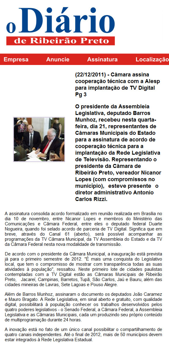 o diario de ribeirao preto - 22 12 11