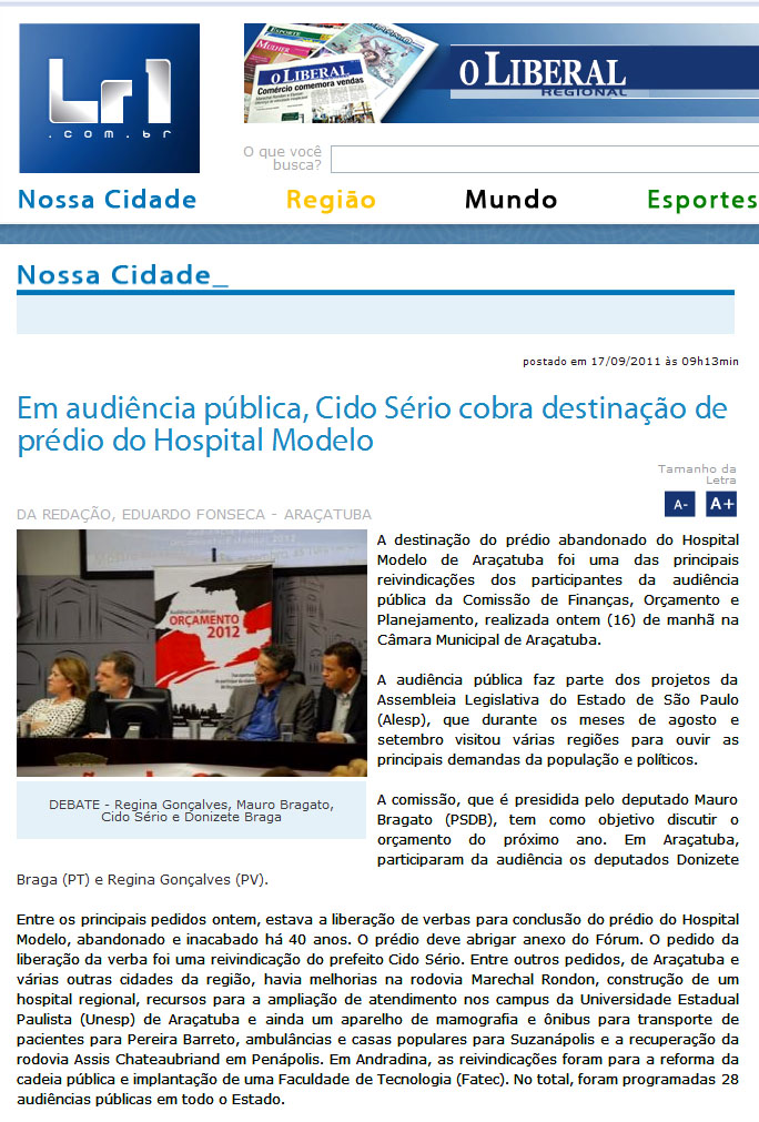 o liberal regional - 17 09 11