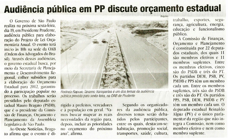 OESTE NOTICIAS - 17 08 11