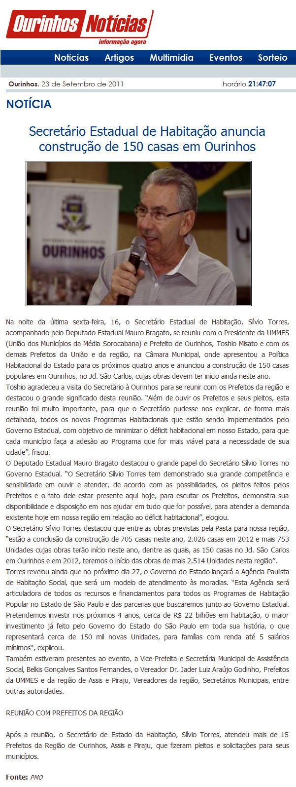 ourinhos noticias - 19 09 11