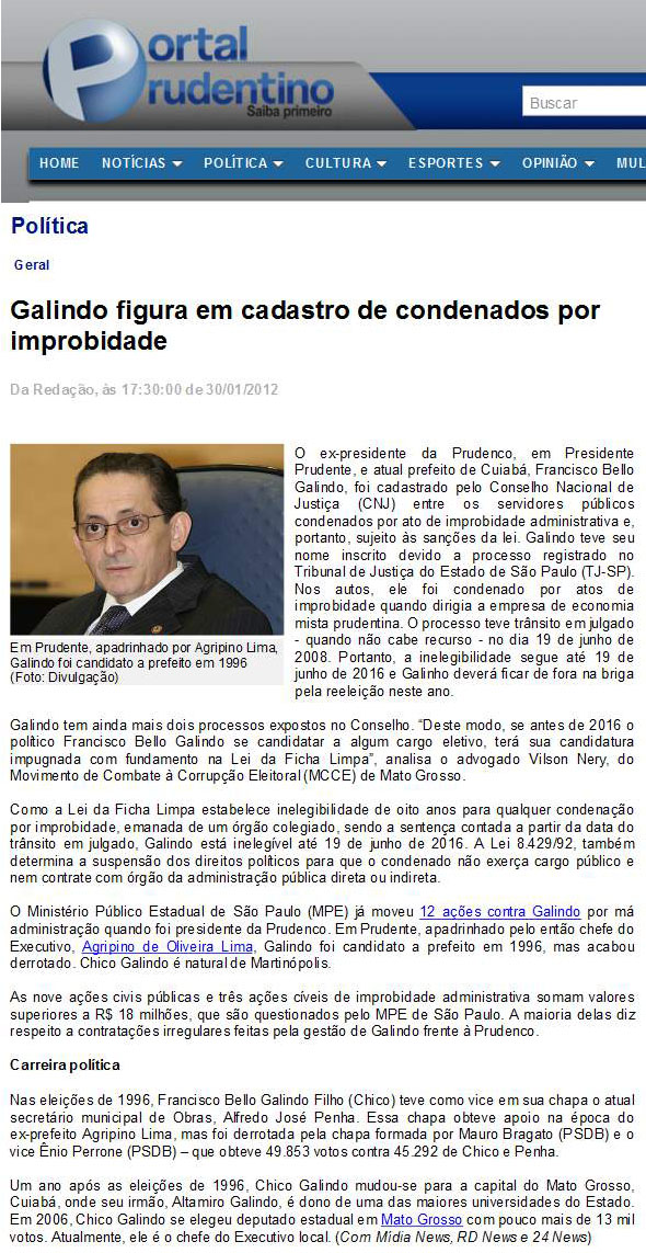 portal prudentino - 30 01 12
