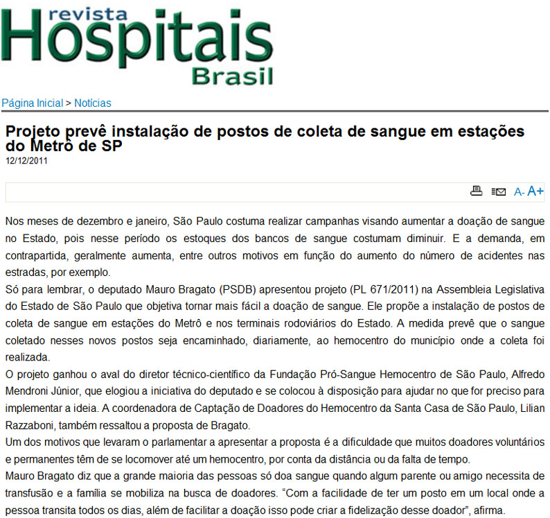 revista hospitais brasil - 12 12 11