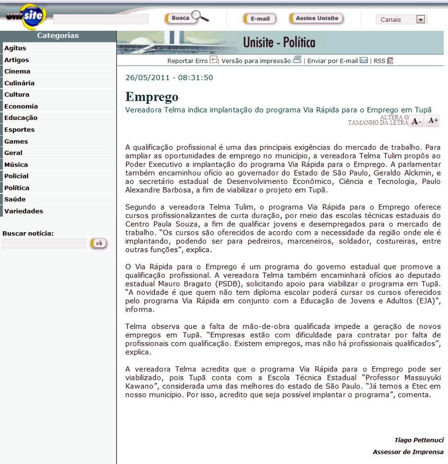 unisite - 26 05 11